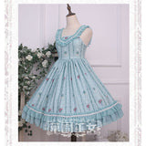 Flowery Wall ~ Sweet Printed Lolita JSK Dress by Strawberry Witch
