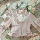 Pre-order ~ Lady's Holiday ~ Sweet Casual Lolita Blazer & Skirt Set by Alice Girl