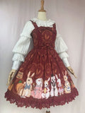 Bunnys' Harvest Season ~ Sweet Printed Lolita JSK Dress by Yiliya