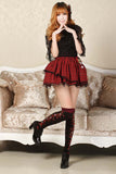 Harajuku Asymmetric Mini Skirt Punk Plaid Skirt for Women
