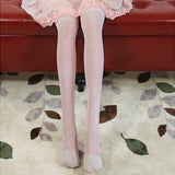 Sweet Printed Lolita Long Stockings Cute Mori Girl Thigh High Tights