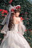 Rose Queen ~ Sweet Lolita JSK Dress for Wedding by YLF