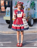 Fruit & Bear ~ Sweet Short Lolita Skirt Suspender Skirt by Yomi