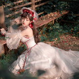 Rose Queen ~ Sweet Lolita JSK Dress for Wedding by YLF