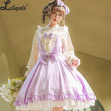 Galaxy in Summer ~ Classic Lolita JSK Dress Summer Chiffon Dress by Strawberry Witch
