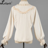 Cheerful Music ~ Vintage Long Bishop Sleeve Lolita Blouse by Strawberry Witch