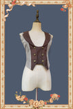 The Witch's Note ~ Cool Punk Lolita Skirt / Vest by Infanta