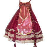 Phoenix under the Moon ~ Retro Style Lolita JSK Dress with Detachable Sleeves by OCELOT