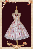 Strawberry & Plaid ~ Sweet Lolita Plaid Dress Cotton JSK Dress by Infanta ~ Pre-order