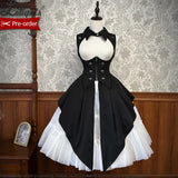 Detective Alice ~ Cool Lolita Underbust Waist Curtain by Alice Girl ~ Pre-order