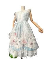 Ruffled Lolita Apron Sheer Mesh Cover-up Dress