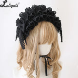 Sweet Lolita Headband Mori Girl Lace Hair Accessories