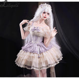 Sweet Lolita JSK Dress Mini Cute Corset Ballet Dress ~ Dance of Time