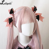 Gothic Wings Hair Clips Lolita Double Ponytail Hair Accessories