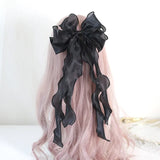 Miss Fulla Sweet Lolita Big Bow Hairpin Lolita Light Blue White Wedding Veil