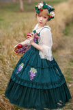 Grape Manor ~ Sweet Lolita JSK Dress Country Style Cotton Dress by Infanta