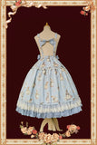 Miss Bunny ~ Sweet Printed Lolita Corset Top & Long Skirt Set by Infanta