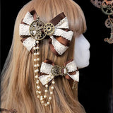 Steampunk Lolita Headpiece with Chain by Infanta