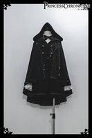 Boy Style Ouji Lolita Prince Hooded Cloak / Vest / Shorts / Long Sleeve Shirt by Princess Chronicles ~ Rabbit in a Hurry