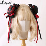 Multi-color Lolita Hair Clips Chinese Style Cheongsam Bun Head Ruffled Balls Headpiece