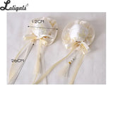 Multi-color Lolita Hair Clips Chinese Style Cheongsam Bun Head Ruffled Balls Headpiece