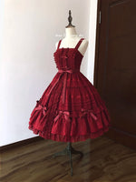 Rose Girl ~ Classic Lolita JSK Button Dress by Dawn and Morning Dew