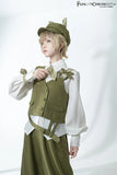 Sweet Mucha Color Ouji Outfit Cool Vest / Long Sleeve Shirt / Cropped Loose Harem Pants by Princess Chronicles