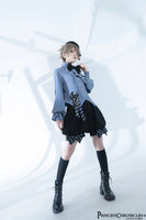 Ouji Lolita Outfit Cool Boy Style Prince Hooded Vest/ Shorts/ Long Sleeve Shirt by Princess Chronicles ~ Narrative Guideline