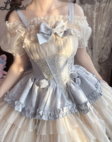 Sweet Lolita JSK Dress Mini Cute Corset Ballet Dress ~ Dance of Time