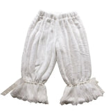 Sweet Winter Lolita Shorts Cute Warm Winter Fleece Bloomers Elastic Waist Knickers with Bow