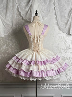 Pre-order Vintage Chinese Style Lolita JSK Dress Jacquard Layered Party Dress by Alice Girl ~ Mountain & Sea View