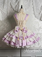 Pre-order Vintage Chinese Style Lolita JSK Dress Jacquard Layered Party Dress by Alice Girl ~ Mountain & Sea View