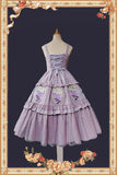 Grape Manor ~ Sweet Lolita JSK Dress Country Style Cotton Dress by Infanta