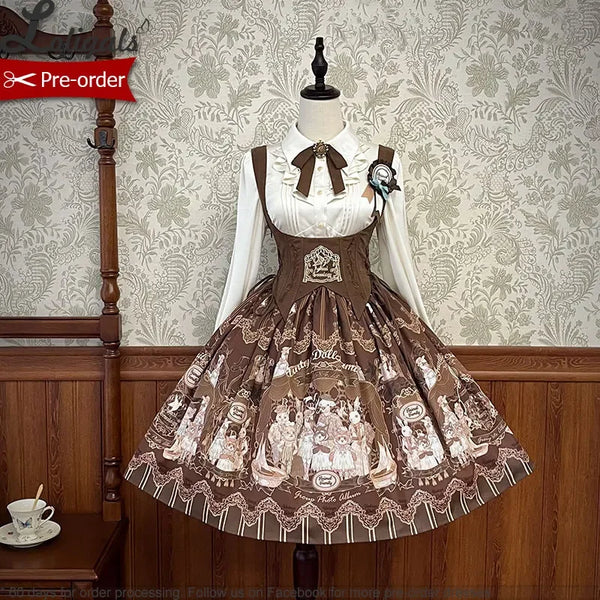 Vintage Doll Family ~ Sweet Printed Lolita Underbust JSK Dress by Alice Girl ~ Pre-order