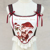 Travelling Cat ~ Vintage Lolita Corset Top / Skirt / Long Sleeve Blouse