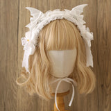 Gothic Lolita Headband Devil Wings Halloween Hair Accessories Cosplay Headpiece