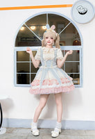 Sweet Lolita Dress Ruffled Sleeveless Circus Costume for Women ~ Star & Moon's Journey