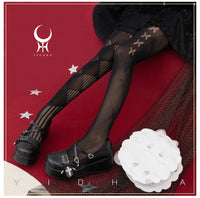 The Witch ~ Gothic Lolita Tights Mesh Pantyhose by Yidhra
