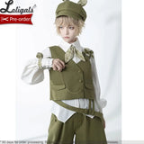 Sweet Mucha Color Ouji Outfit Cool Vest / Long Sleeve Shirt / Cropped Loose Harem Pants by Princess Chronicles