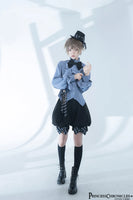 Ouji Lolita Outfit Cool Boy Style Prince Hooded Vest/ Shorts/ Long Sleeve Shirt by Princess Chronicles ~ Narrative Guideline