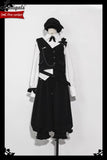 Retro Black Ouji Outfit Sweet Vest / Long Sleeve Shirt / Cropped Harem Pants by Princess Chronicles~ Secret Morning Post