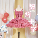 Contract Cross ~ Gothic Lolita JSK Dress Halloween Mini Party Dress by Ocelot