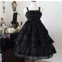 Love Organza ~ Sweet Lolita JSK Dress Tiered Party Dress