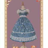 Flowers & Grass ~ Sweet Printed Lolita JSK Dress by Infanta