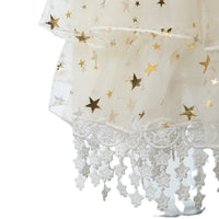 Falling Stars ~ Puffy Lolita Petticoat w. Detachable Hoops & Tassels