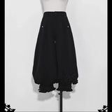 Retro Black Ouji Outfit Sweet Vest / Long Sleeve Shirt / Cropped Harem Pants by Princess Chronicles~ Secret Morning Post