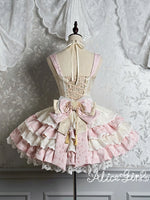 Pre-order Vintage Chinese Style Lolita JSK Dress Jacquard Layered Party Dress by Alice Girl ~ Mountain & Sea View