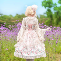 Rose & Moring Dew ~ Sweet Cotton Lolita JSK Dress Long Party Dress by Infanta