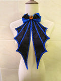 Gothic Bat Wings Jabot Collar Lolita Halloween Bow Tie Cosplay Neck Accessories