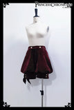 Vintage Red Ouji Lolita Gothic Hooded Rabbit Ear Cape / Short Pants / Vest by Princess Chronicles ~ Rabbit Run